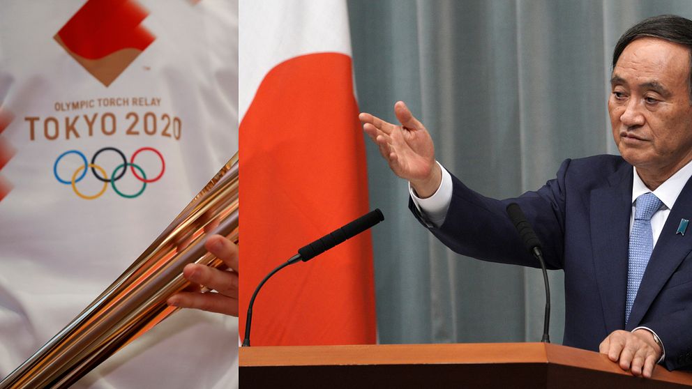 Yoshihide Suga slår fast att Tokyo-OS kommer att arrangeras.