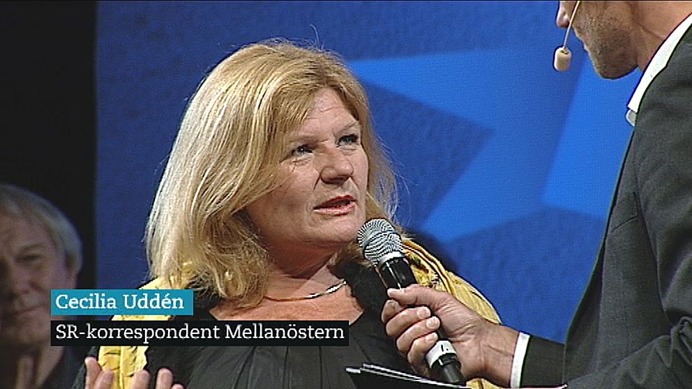 Sveriges Radios Mellanösternkorrespondent Cecilia Uddén.