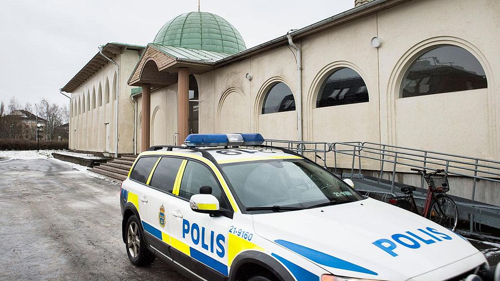 Moskén i Uppsala utsattes för en attack tidigt på nyårsdagen.