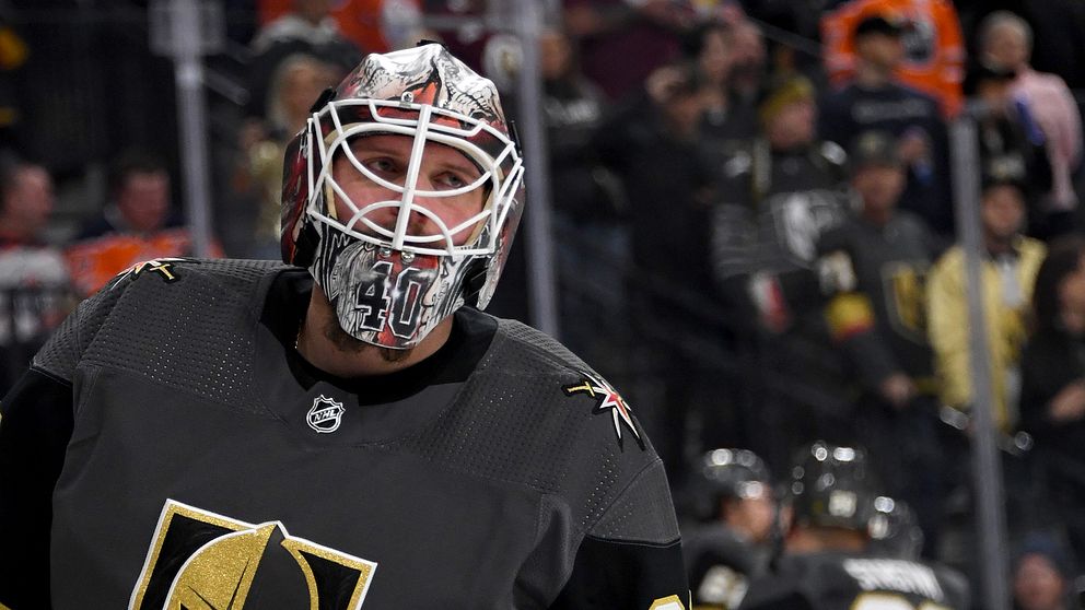 Vegas-målvakten Robin Lehner.