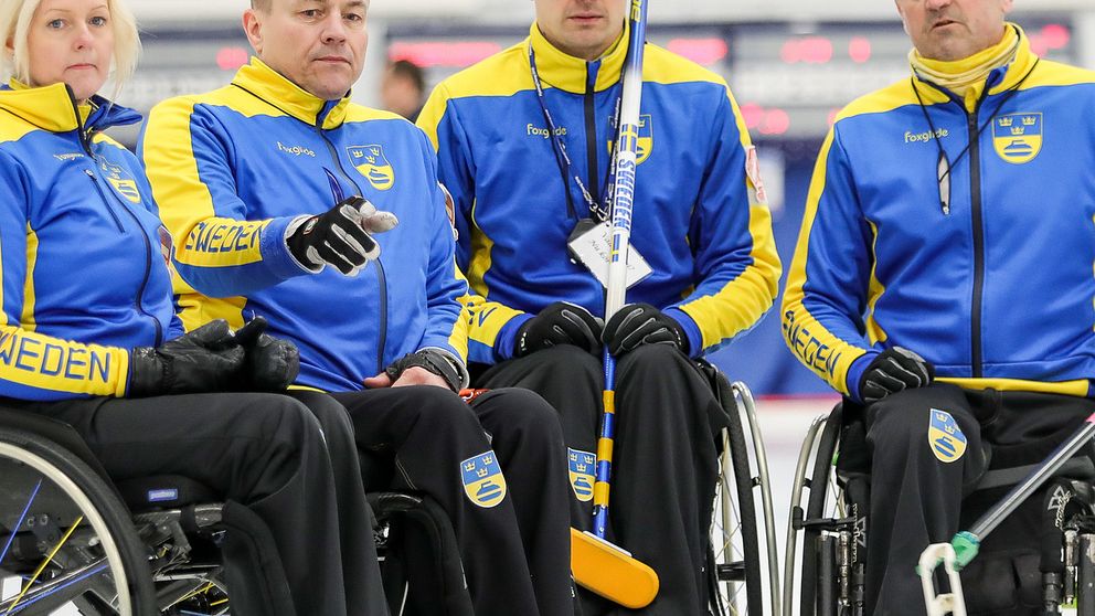 Succé för Sverige i VM i rullstolscurling