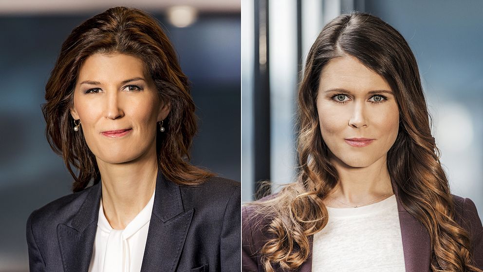 Programledarna Cecilia Gralde och Malin Lundgren