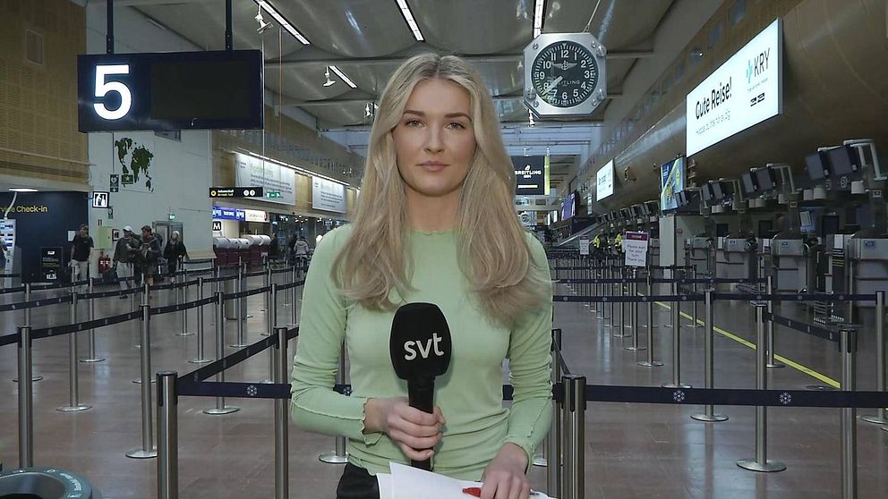 SVT:s reporter: ”Ödsligt Arlanda” | SVT Nyheter