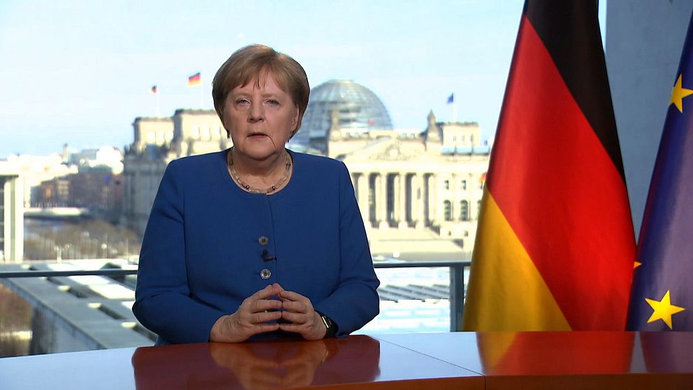 Förbundskansler Angela Merkel vill undvika att införa nationella tvångsåtgärder. I ett tal nyligen vädjade hon till alla att ta sitt ansvar för att minska spridningen av coronavirussjukdomen.