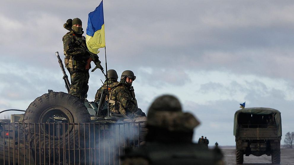 Ukrainska styrkor nära Donetsk