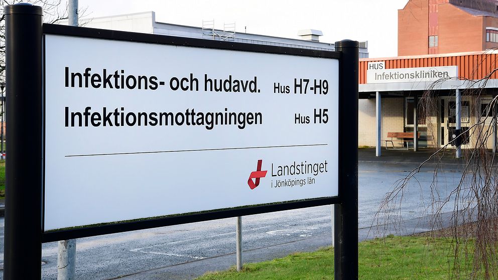 Infektionsmottagningen på Länssjukhuset Ryhov i Jönköping.