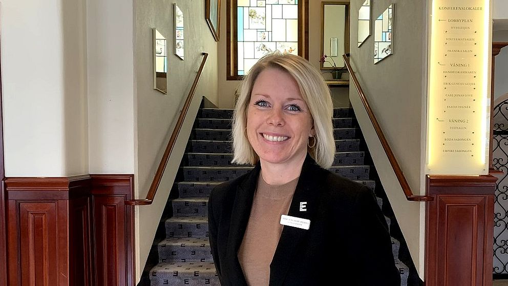 Anna Björkenstam Wedberg, hotelldirektör på Statshotellet i Karlstad.