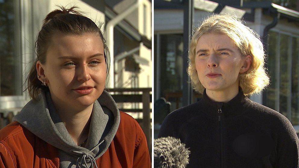 Porträtbilder på Moa Söderberg och Agnes Stålhammar