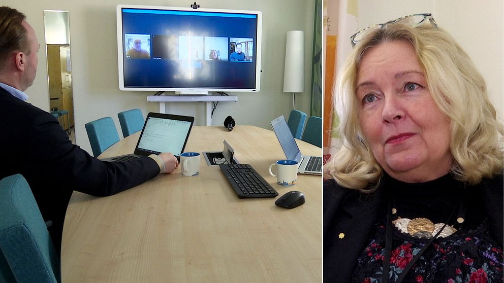 Värmlands regionfullmäktiges ordförande Jane Larsson (C) om att det ännu inte finns teknisk lösning för digitalt fullmäktigesammanträde.