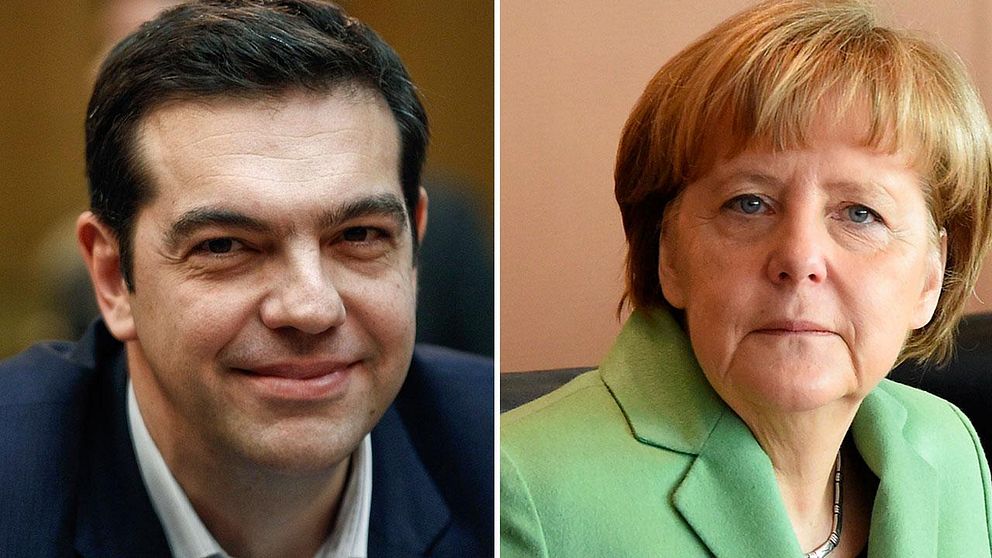 Den stora striden mellan Aten och Berlin handlar om framtiden: Alexis Tsipras vill att delar av Greklands skuld ska skrivas av men Tyskland och Angela Merkel avvisar de kraven och menar att Grekland i princip måste fortsätta den politik som den förra regeringen fört.