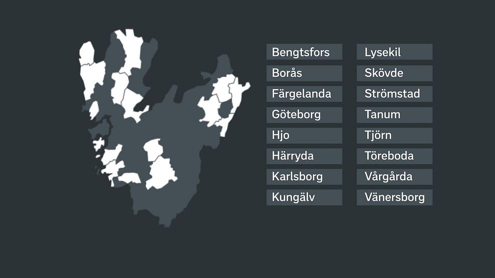 16 kommuner i Västra Götalandsregionen har infört besöksförbud på sina LSS-boenden.