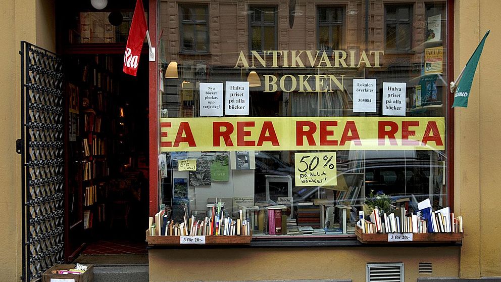 Antikvariatet Boken i Stockholm stängde sin fysiska butik 2006.