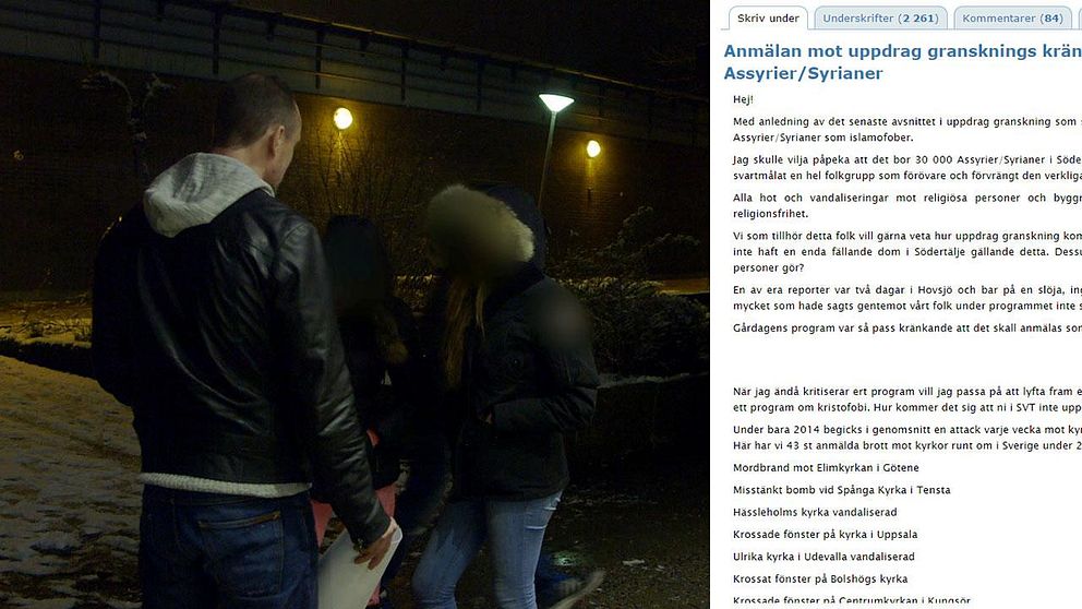 Flera anmälningar har kommit in till granskningsnämnden och över 2.200 personer har skrivit på en namninsamling efter att Uppdrag granskning undersökt hatet mot muslimer i Sverige. Anmälarna menar att de framställ som islamofober.