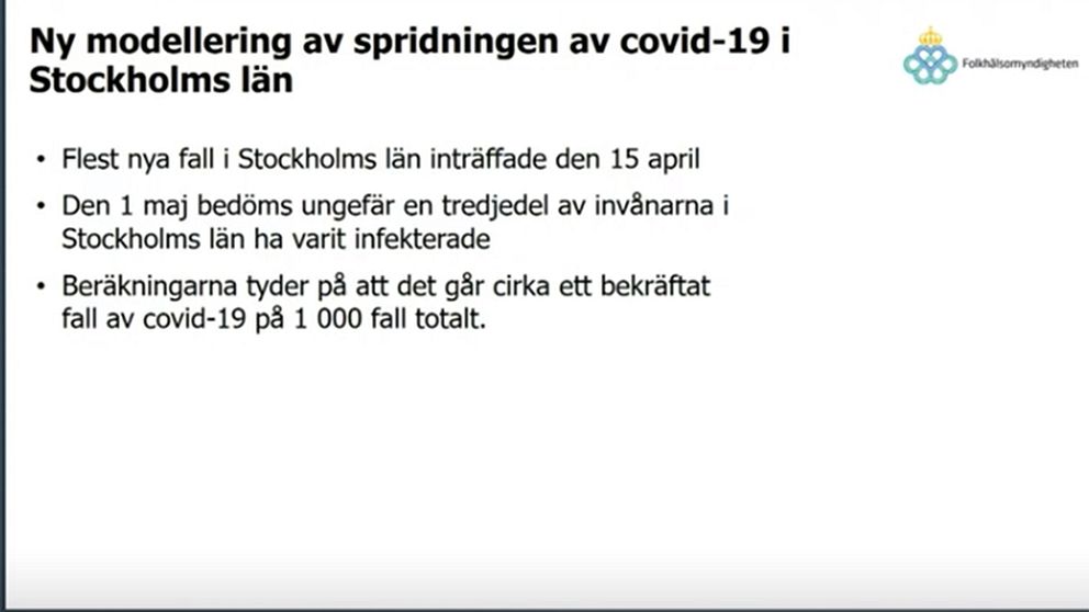 Uppgiften på den presentation som Folkhälsomyndigheten presenterade där den felaktiga siffran var med.