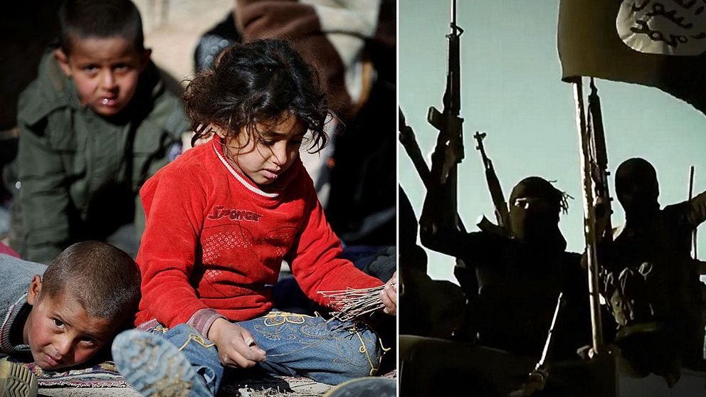 Irakiska barn på flykt undan IS. Nu kommer fasansfulla rapporter om terrorgruppens övergrepp mot barn.
