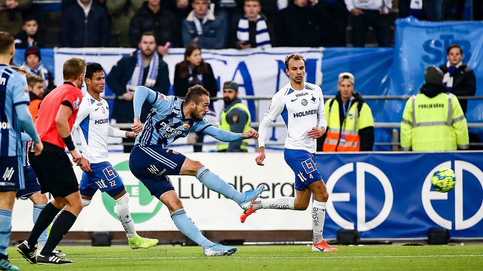 En match mellan Djurgården och IFK Norrköping 2019.