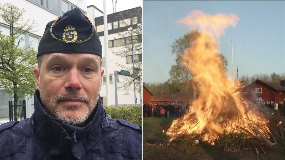 Tommas Ammer kommunchef , majbrasa tänd eftermiddag.