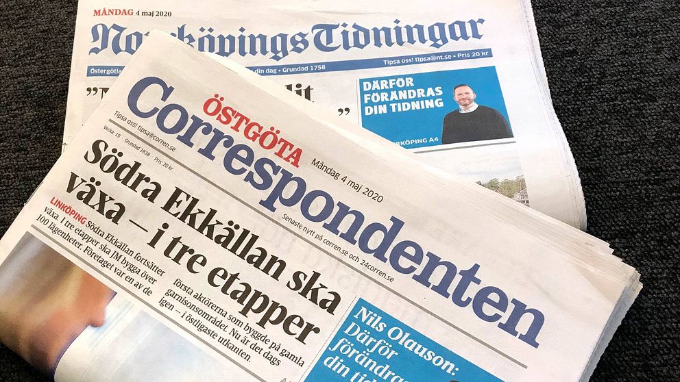 NTM Norrköpings tidningar östgöta correspondenten corren
