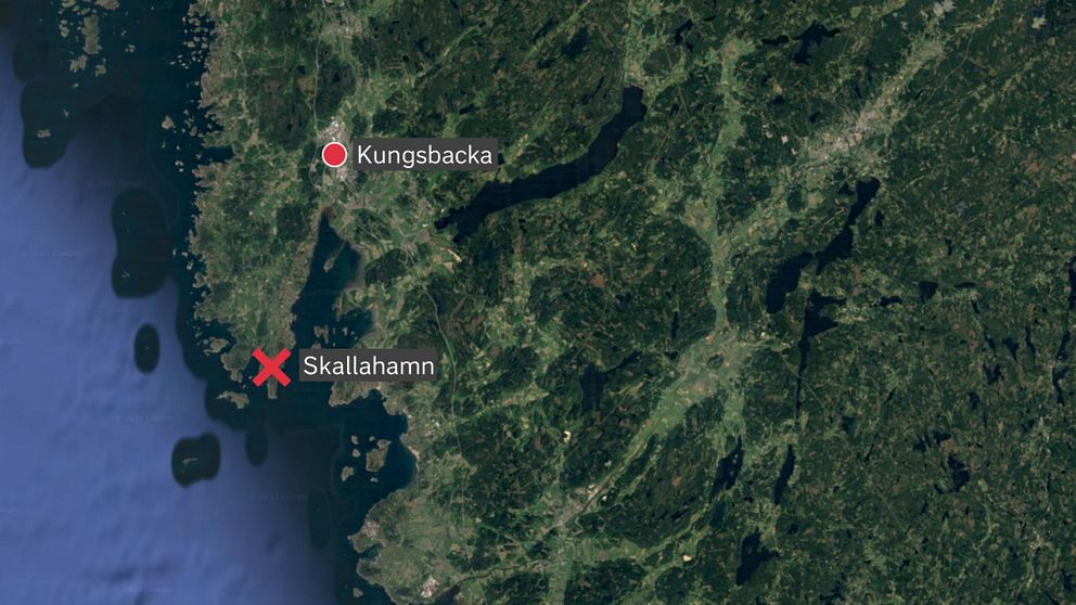 Larmet om kajakolyckan vid Skallahamn på Onsalahalvön kom vid 14-tiden på måndagen.