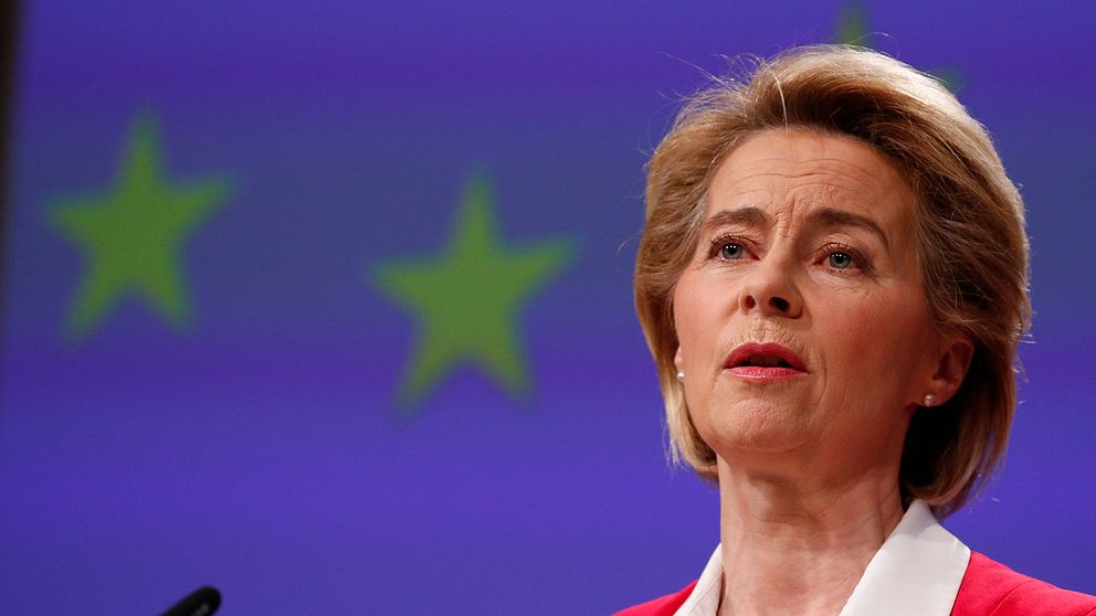 EU-kommissionens ordförande Ursula von der Leyen