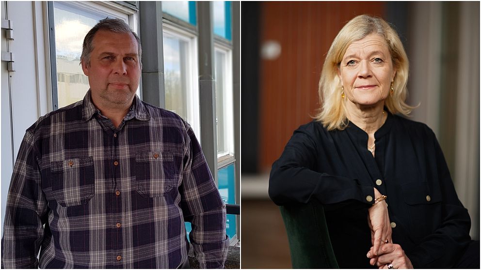 Håkan Engblad ombudsman på GS facket och Lena-Liisa Tengblad, vd på Gröna arbetsgivare.