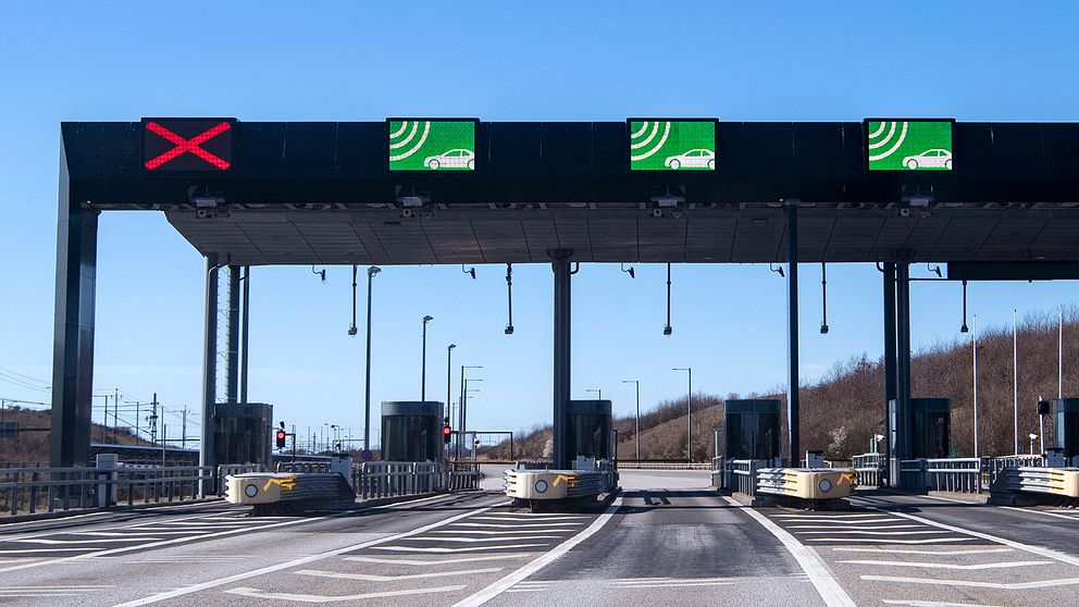 Gränskontrollen vid Öresundsbron