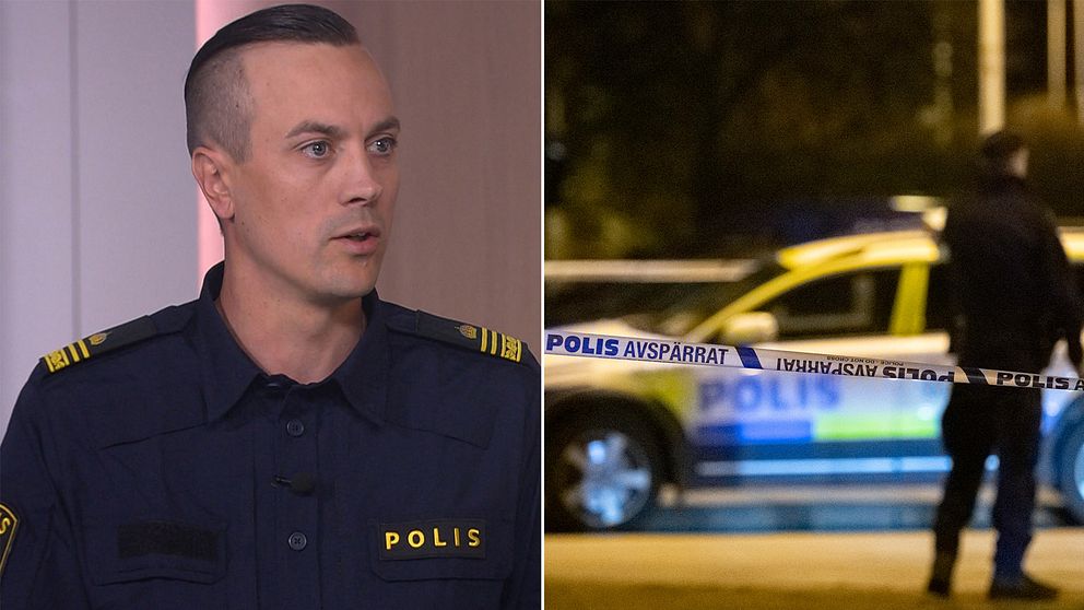 Kriminalinspektör Simon Häggström som var med under insatsen.