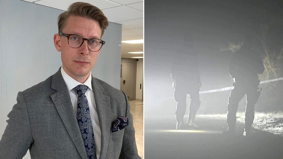 Den mordmisstänkta mannens försvarsadvokat Pontus Lindgren.