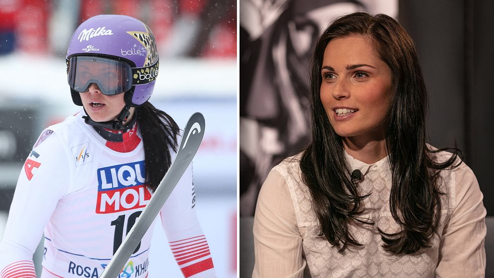 Österrikiska stjärnan och olympiamästaren Anna Veith, 30 år, lägger skidorna på hyllan.