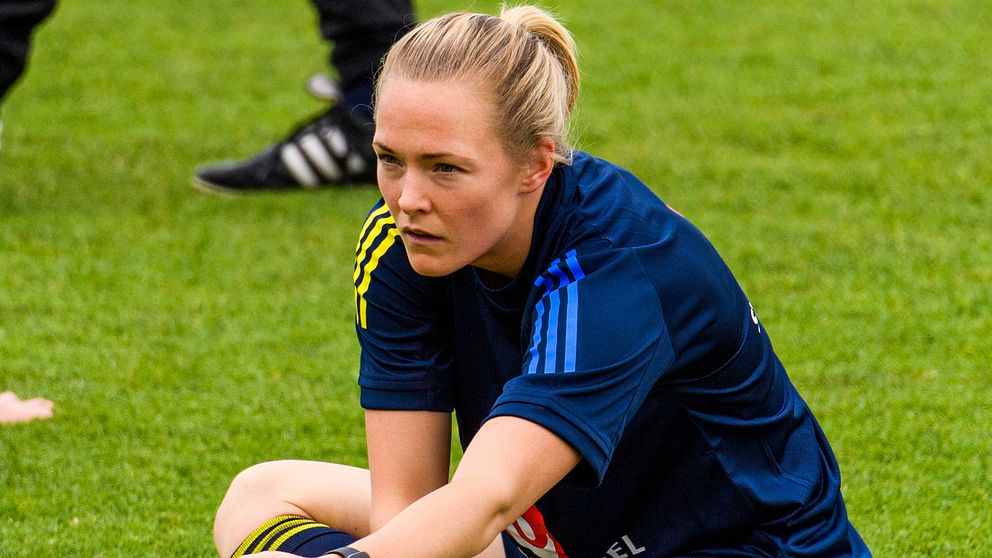 Chelseas Magdalena Eriksson i svenska landslaget.