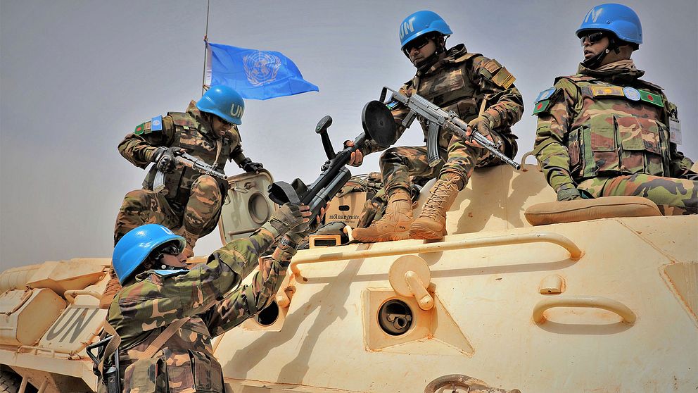 Egyptiska FN-soldater i Mali. Arkivbild.