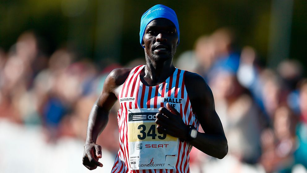 Japhet Kipkorir i Lidingöloppet, som han vunnit tre gånger.