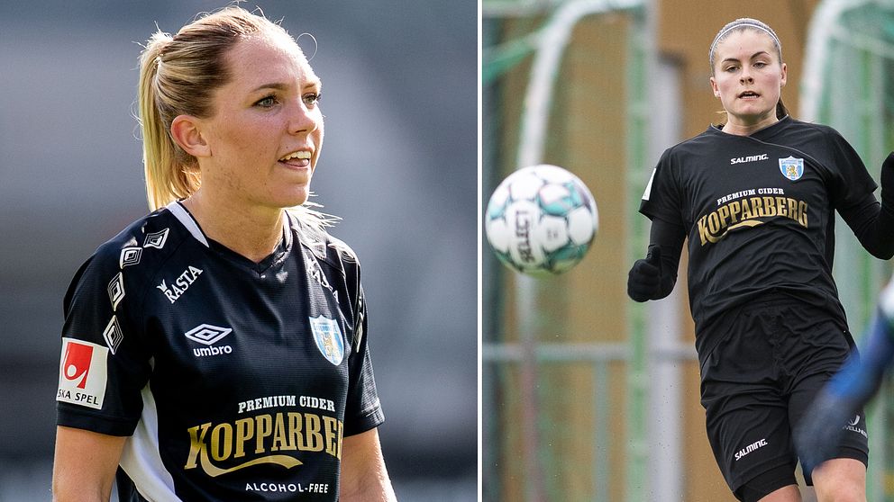 Elin Rubensson och Anna Wijk, Göteborg FC.