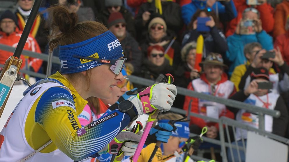 Linn Persson på startlinjen