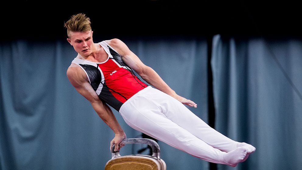 Gymnastik: Gymnasten Rumbutis kan bli förste svensk med trippel salto ...