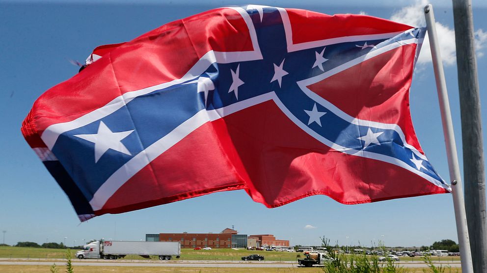The Confederate flag, sydstatsflaggan.