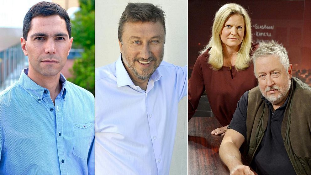 Samir Abu Eid, Janne Josefsson, Camilla Kvartoft och Leif GW Persson.