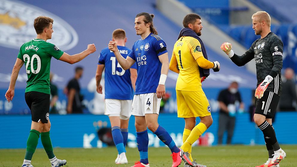 Brighton fick 0–0 borta mot topplaget Leicester