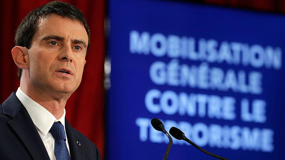 Frankrikes premiärminister Manuel Valls.