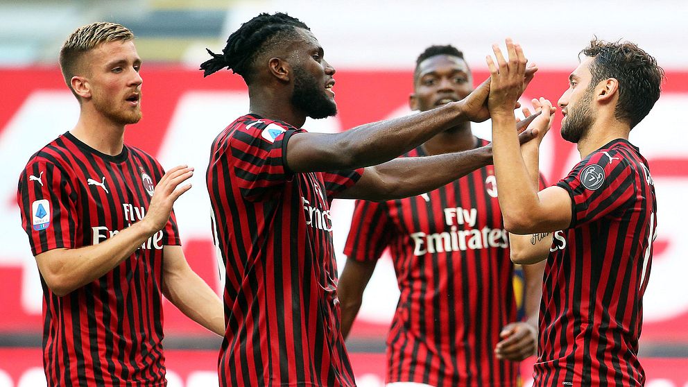 Milan vann mot Roma utan Zlatan