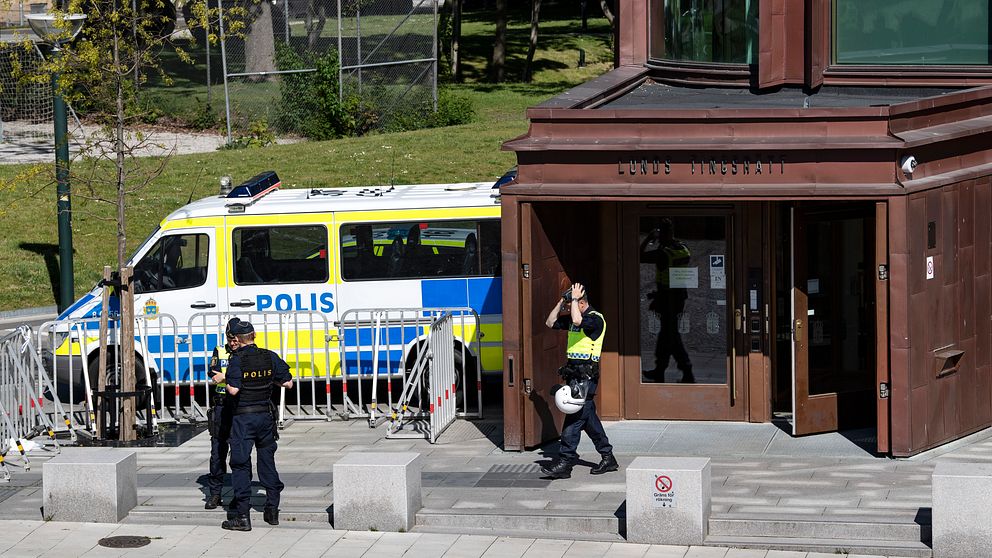 Arkivbild. Rättegången mot sju personer anslutna till NMR, Nordiska Motståndsrörelsen, inleddes i slutet av maj i år i Lund. NMR-aktivisterna ställs inför rätta misstänkta för misshandel av sex personer i början på juni 2019.