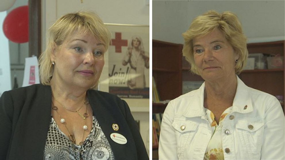 Tvp porträttbilder. Ena på Katarina Löwenbrink och den andra på Maria Larsson.