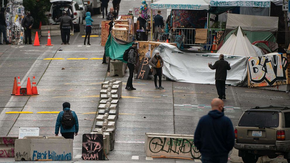 Det ockuperade området CHOP i Seattle.