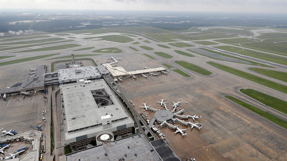 George Bush Intercontinental Airport i Houston.