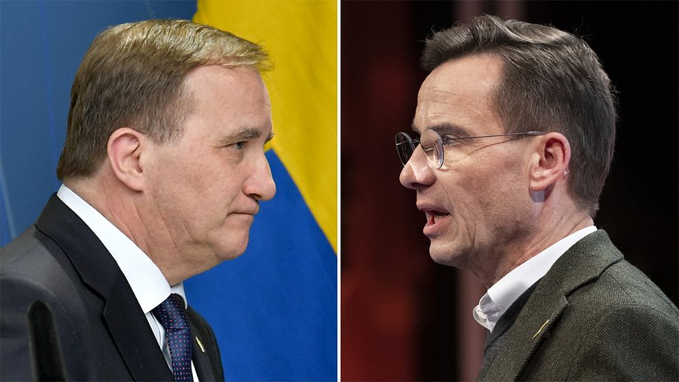 Stefan Löfven (S) och Ulf Kristersson (M).