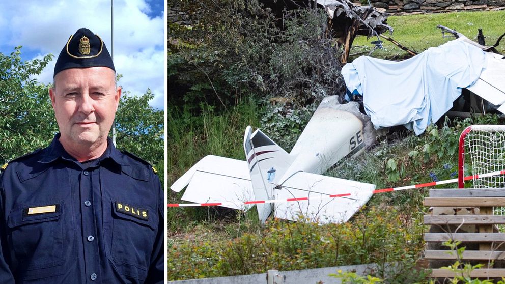 Peter Novén, förundersökningsledare vid trafikpolisen i Göteborg, konstaterar att flygplanet flög ”för sakta och för lågt” innan det kraschade i Ekås utanför Borås i början av sommaren.