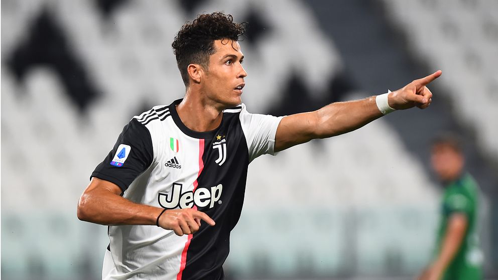 Cristiano Ronaldo under Juventus match mot Atalanta