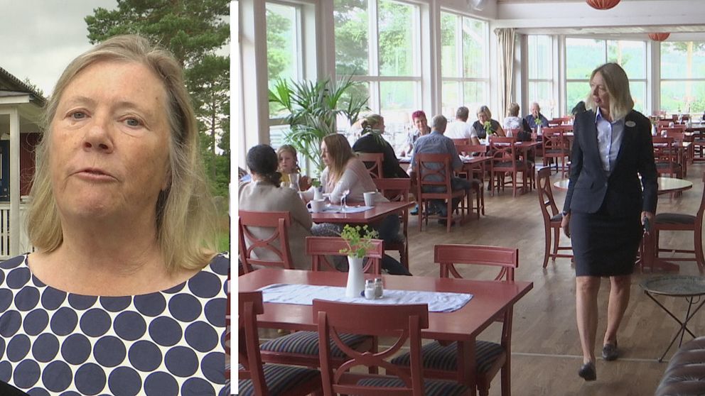 Agneta Bengtson, ägare till Långvinds vandrarhem och hotell. Helene Åkerstöm-Hartman, ägare till Orbadens Spa och resort.
