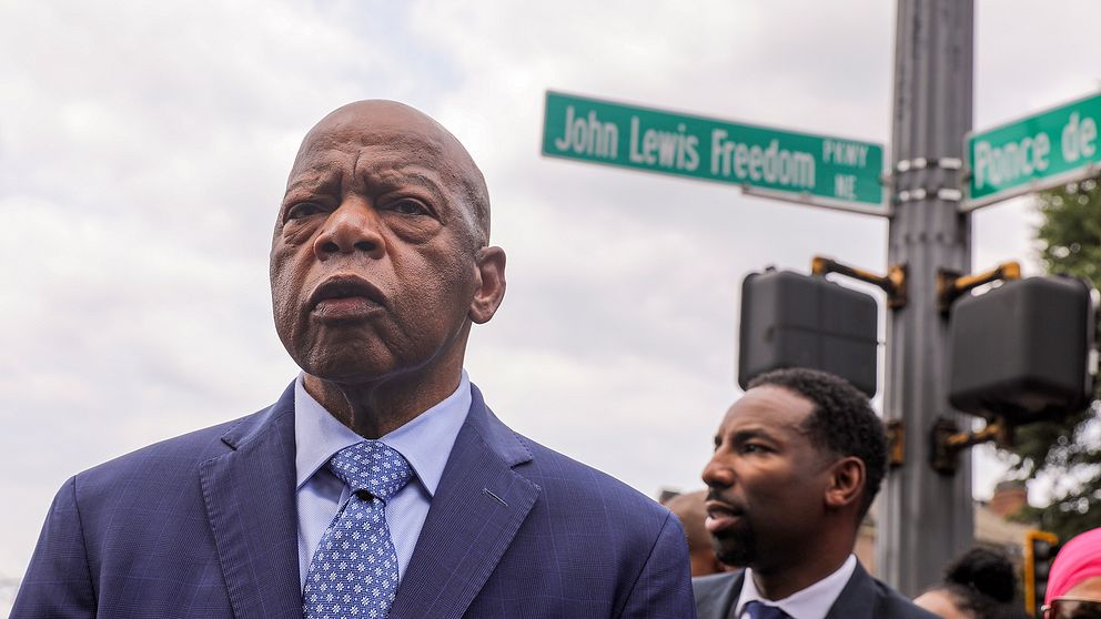 Amerikanska rättighetskämpen John Lewis.