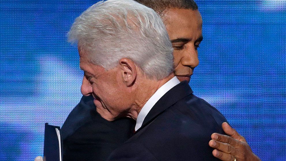 Bill Clinton och Barack Obama. Foto: Scanpix